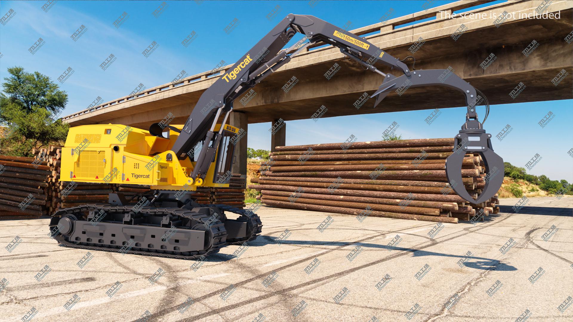 images/goods_img/20210313/Tigercat 855D Tracked Knuckleboom Loader 3D model/5.jpg
